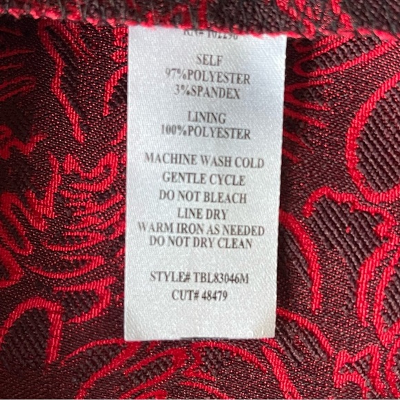 Connected Apparel Side Ruched Red Holiday Party Dress - Picture 16 of 16